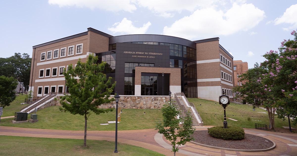 Harrison Hall, home to the Anderson College of Nursing and Health Professions at the University of North Alabama.